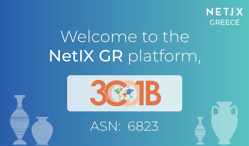 Добре дошли в платформата NetIX GR,  3C1B Telekom!