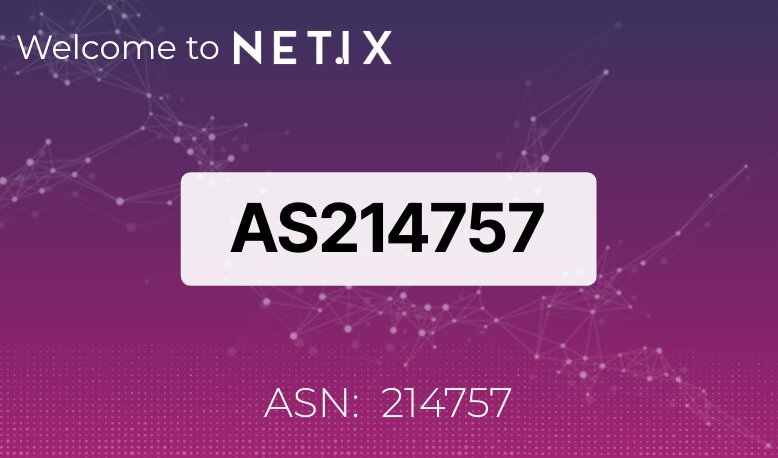Welcome to the NetIX platform, Jakub Krsa - AS214757!