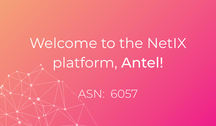 Bem-vindo ao NetIX, Antel!