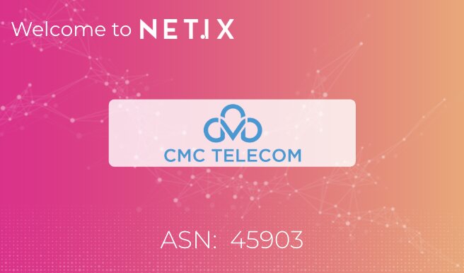 Welcome to the NetIX platform, CMC Telecom!