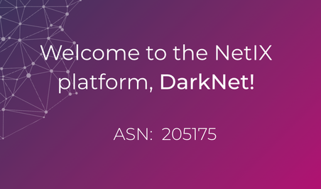 Welcome to the platform, DarkNet!