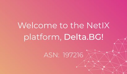 Welcome to the NetIX platform, Delta.BG!
