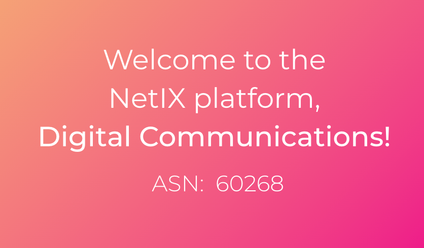 New Member Announcement - Digital Communications