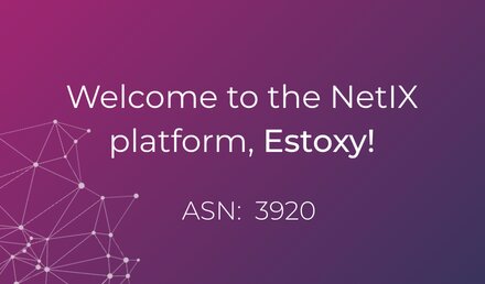 Welcome to the NetIX platform, Estoxy!