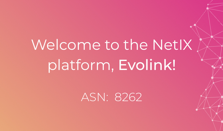 Welcome to the NetIX platform, Evolink!