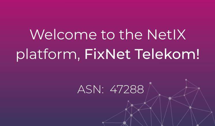 Bem-vindo ao NetIX, FixNet Telekom!