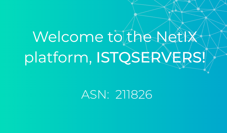Welcome to the platform, ISTQSERVERS!