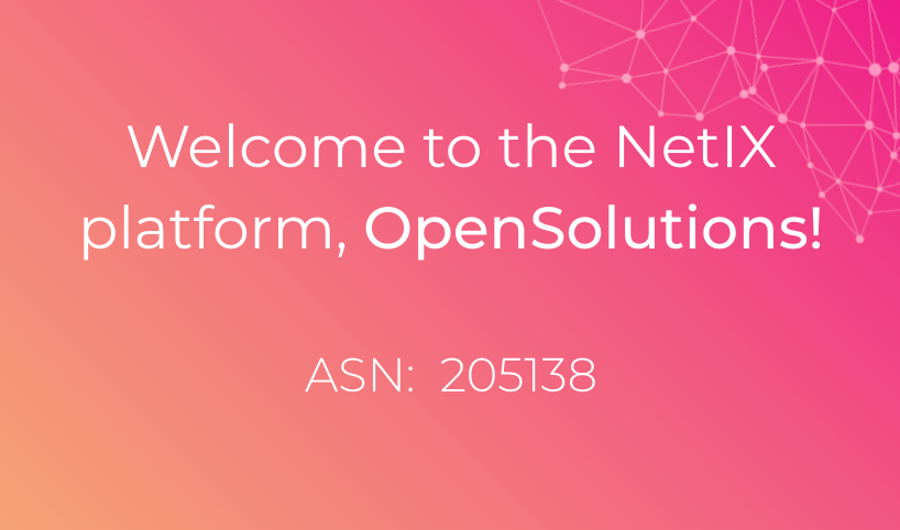 Welcome to the platform, OpenSolutions!
