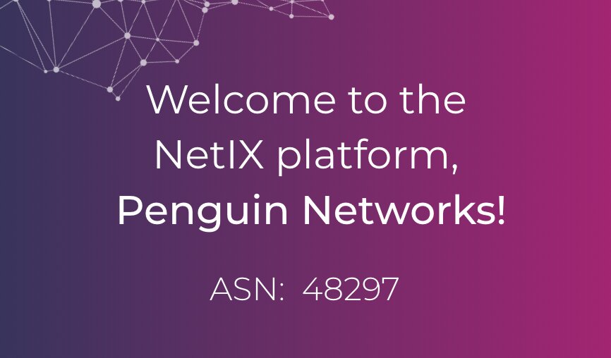 Welcome to the NetIX platform, Penguin Networks!