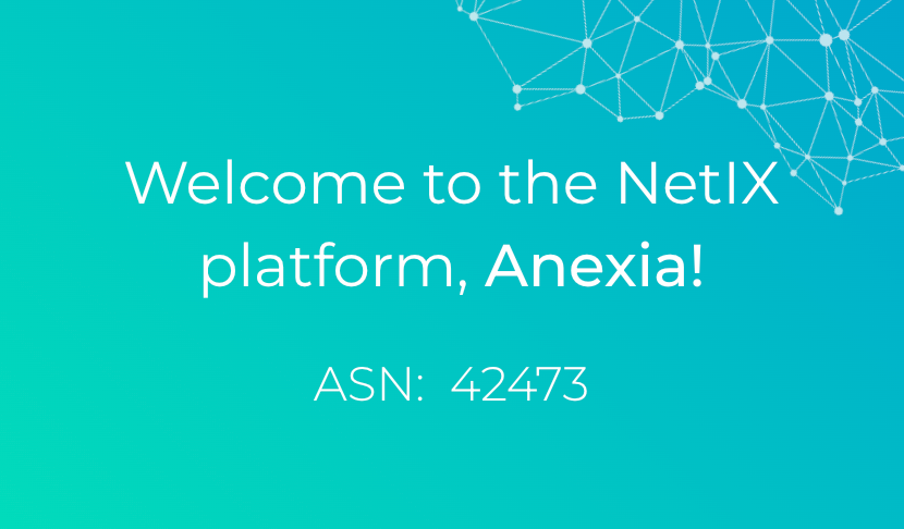 Welcome to the NetIX platform, Anexia!