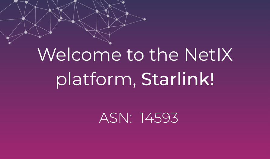 Добре дошли в платформата на NetIX, Starlink!