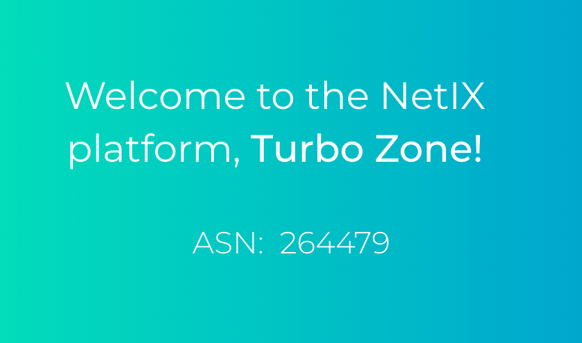 Welcome to the NetIX platform, Turbo Zone!