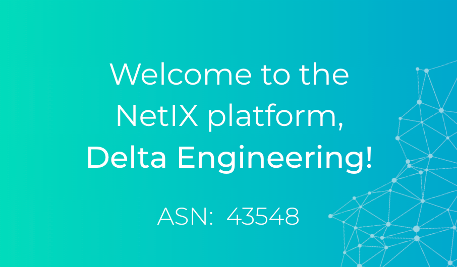 Welcome to the NetIX platform, Delta Engineering!