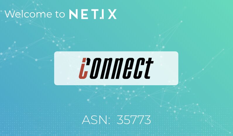 Welcome to the NetIX platform, iConnect!