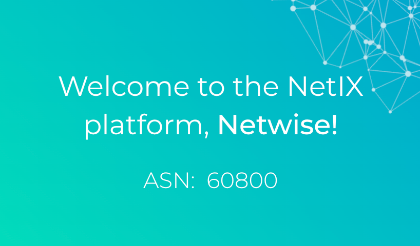 Bem-vindo ao NetIX, Netwise!