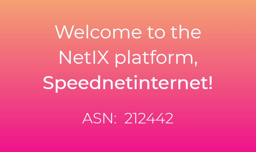 Welcome to the platform, Speednetinternet!