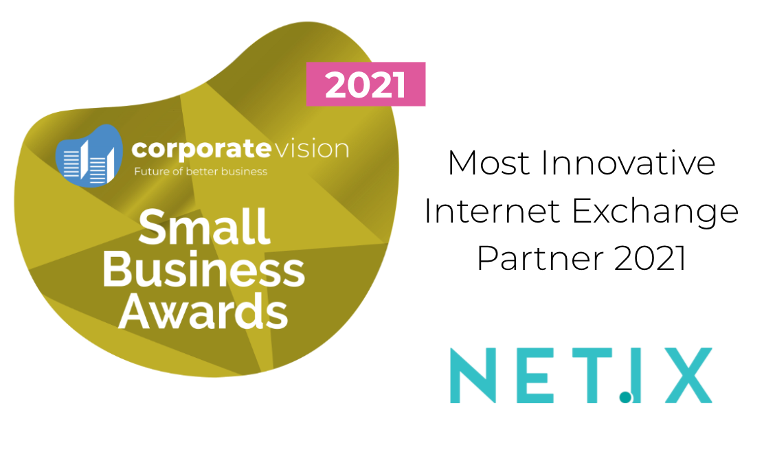 NetIX earns "Most Innovative Internet Exchange Partner 2021" award