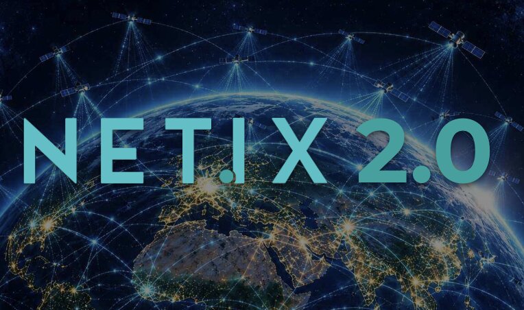 NetIX 2.0 integra conectividade terrestre e via satélite em uma única rede global